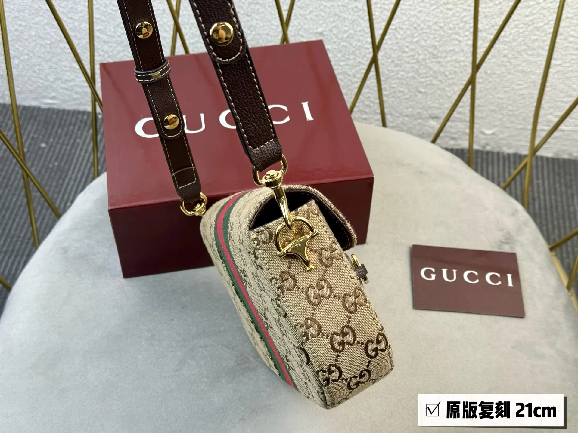 Horsebit 1955 Mini Shoulder Bag D31018297 — view 9