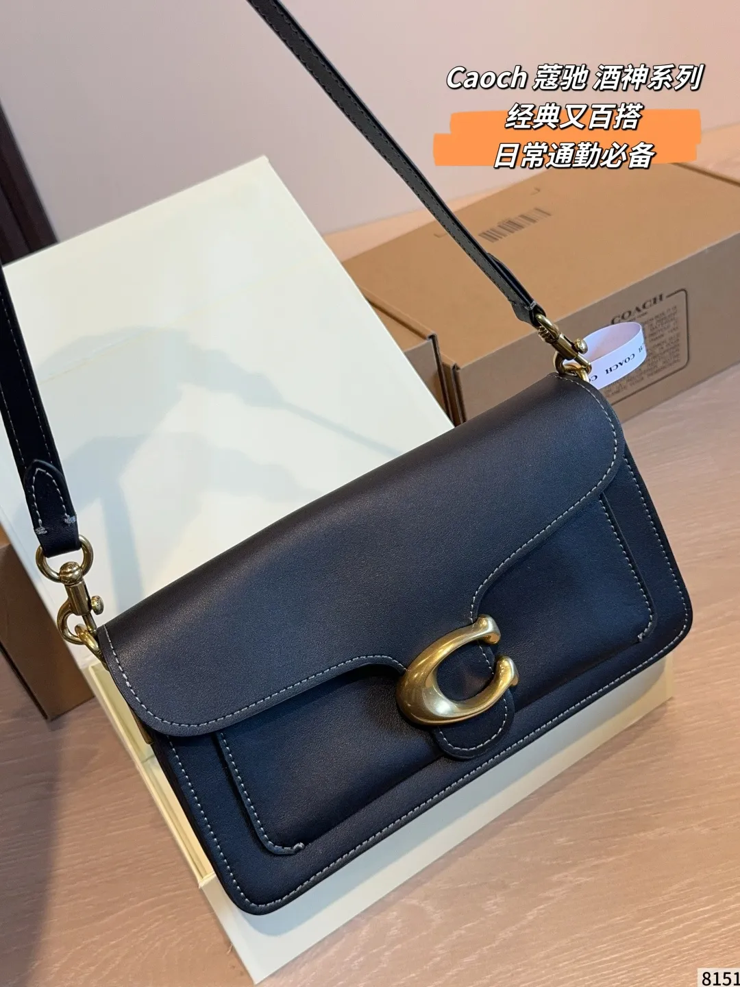 Tabby Shoulder Bag in Leather D33018017 — view 3