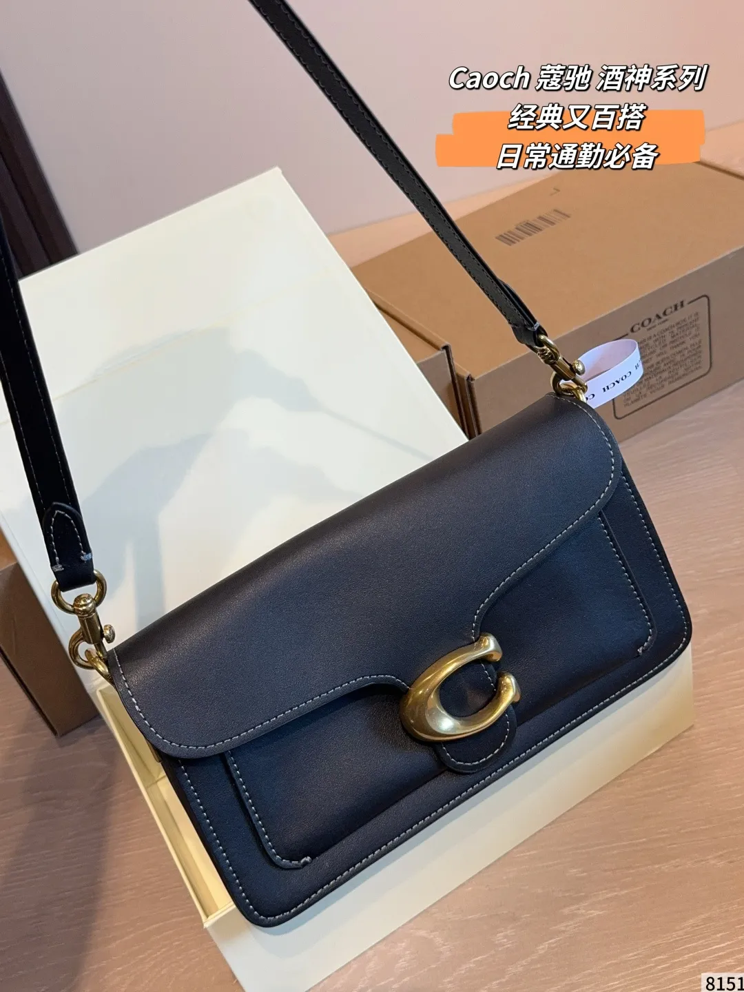 Tabby Shoulder Bag in Leather D33018017 — view 6