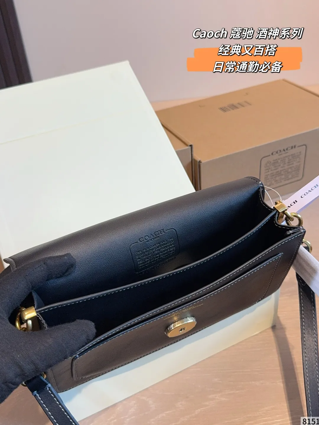 Tabby Shoulder Bag in Leather D33018017 — view 9