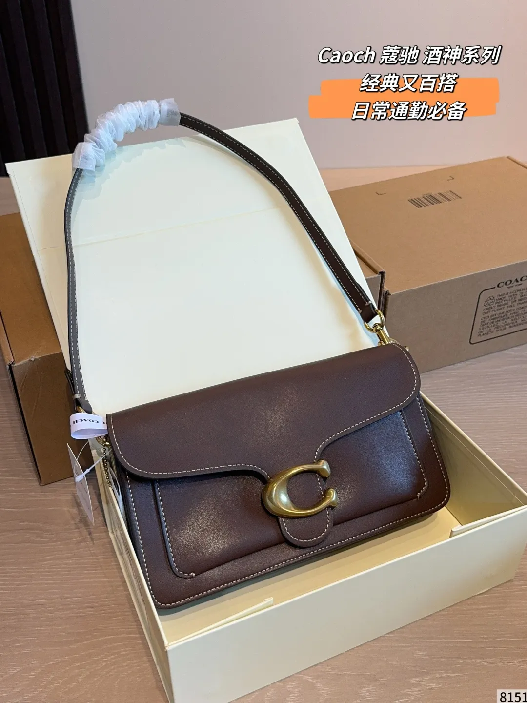 Tabby Shoulder Bag in Leather D33018017 — view 12