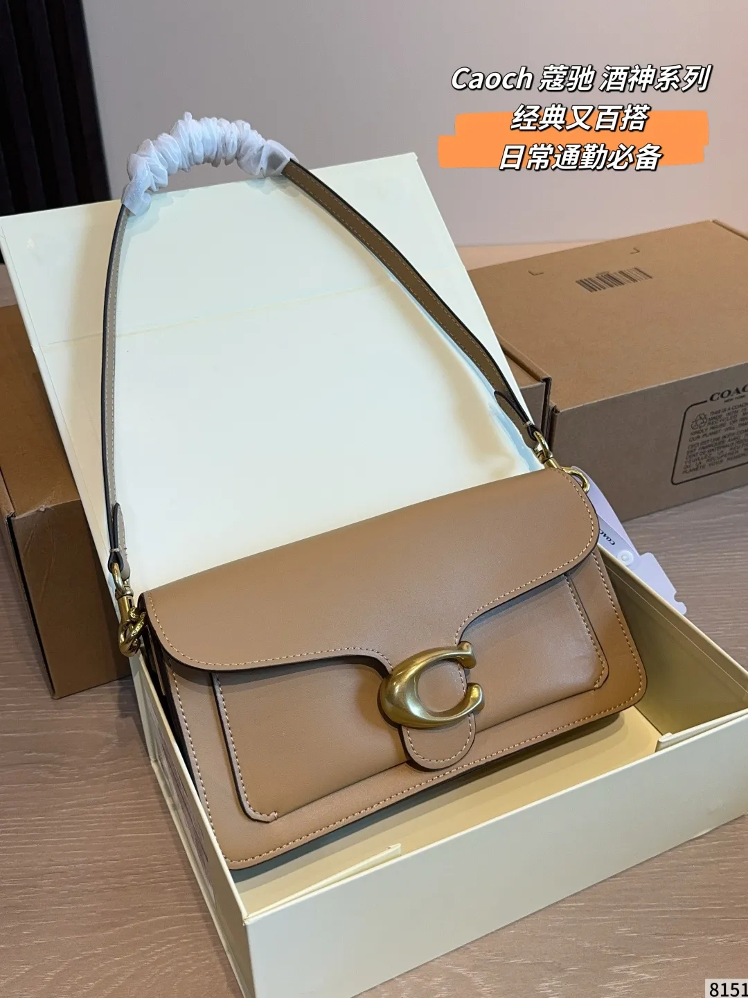 Tabby Shoulder Bag in Leather D33018017 — view 14