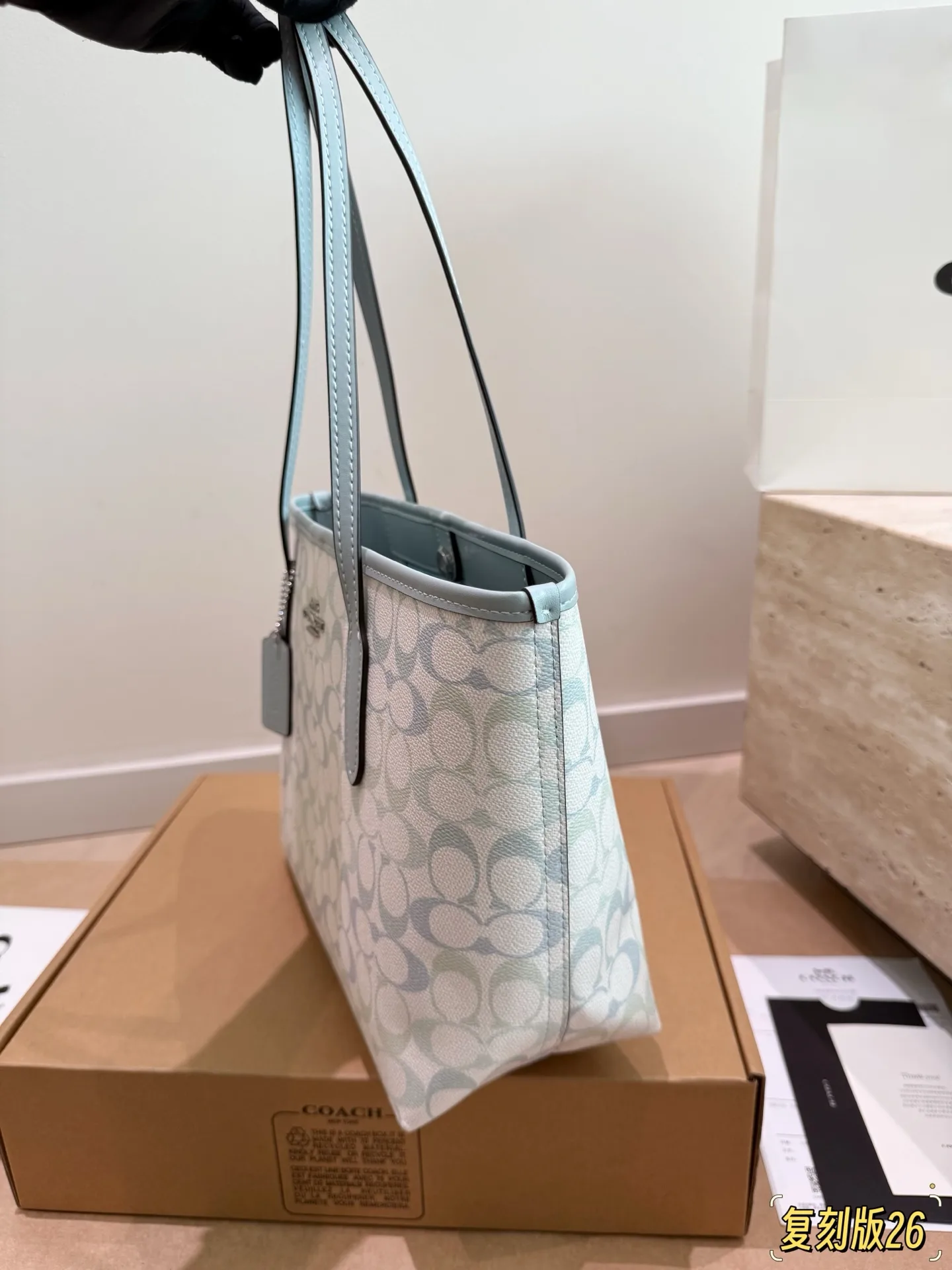City 26 Signature Canvas Tote Bag D26017945 — view 5