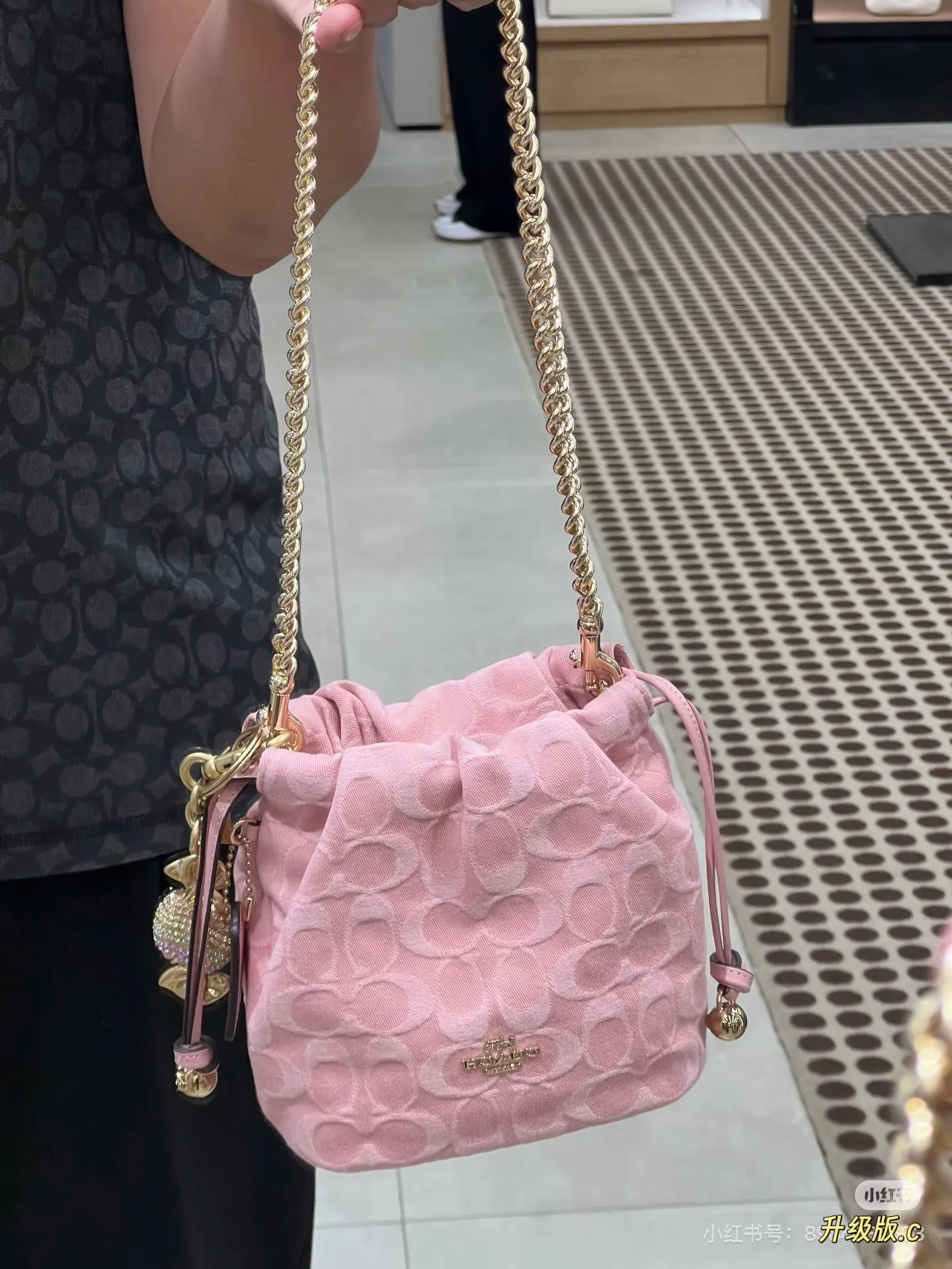 Coach Signature Monogram Bucket Bag D34517901