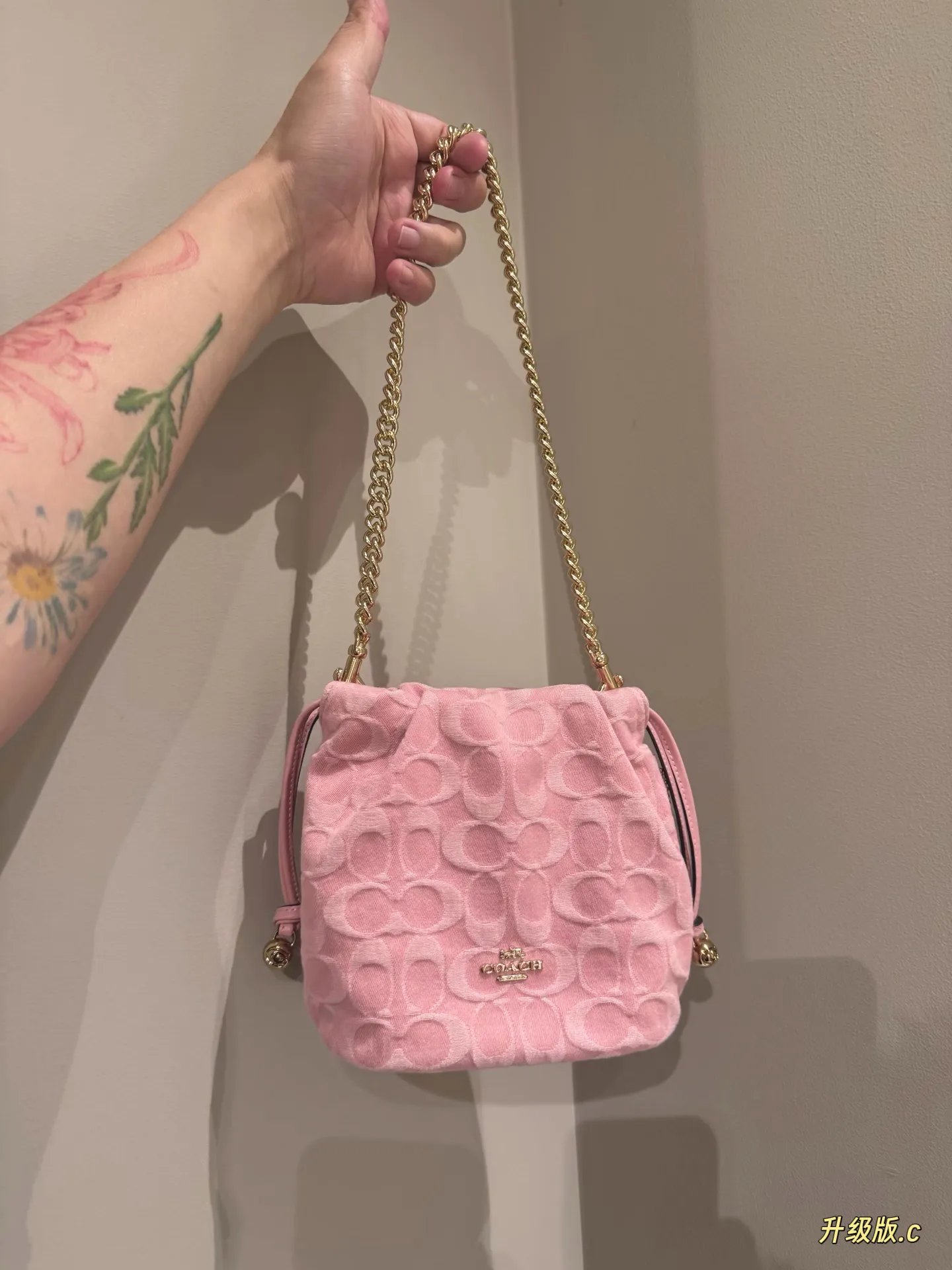 Coach Signature Monogram Bucket Bag D34517901 — view 4