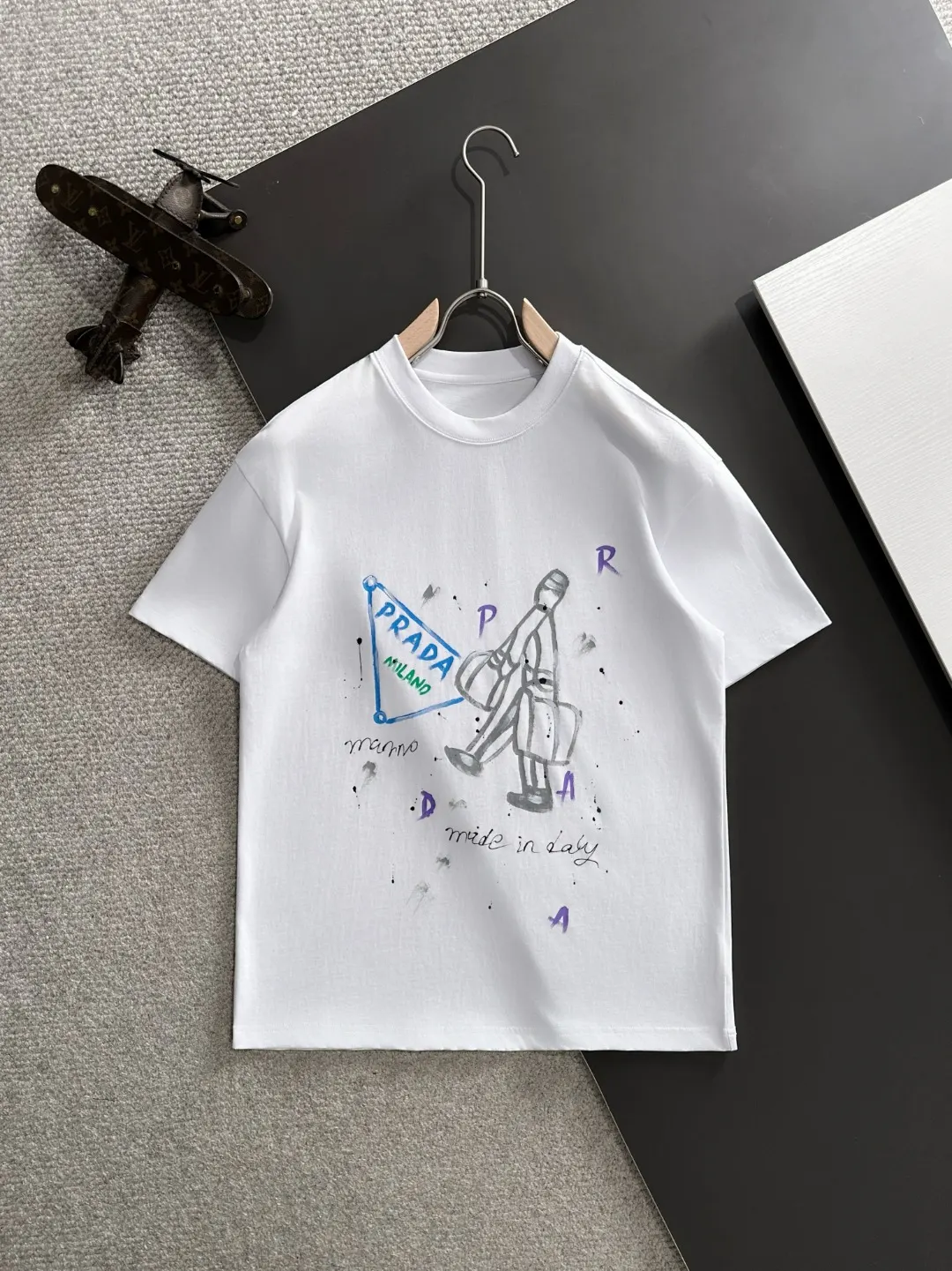 Prada Sketch Graphic Print T-Shirt D18013565