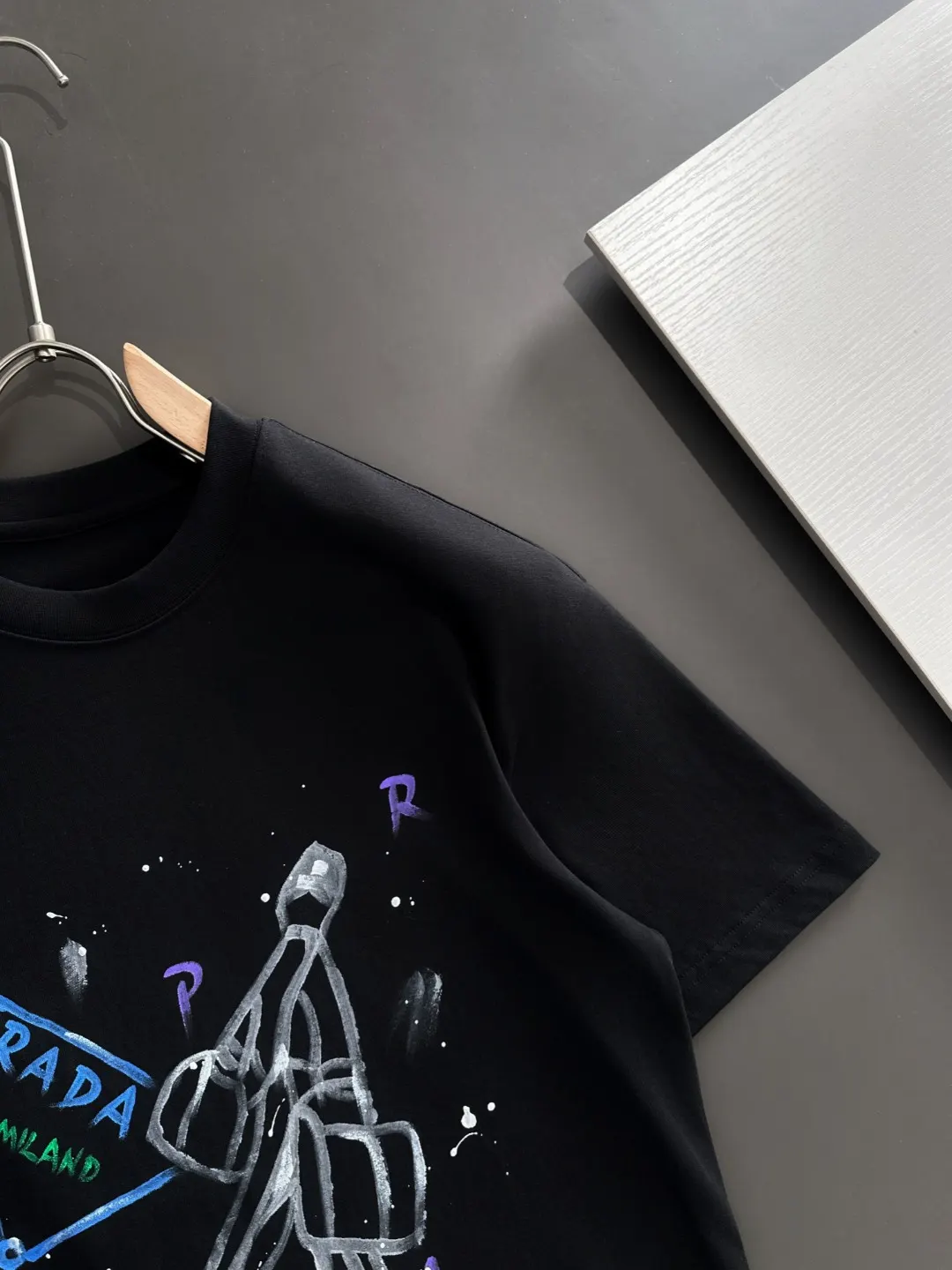 Prada Graphic Print Cotton T-Shirt D18013564 — view 2
