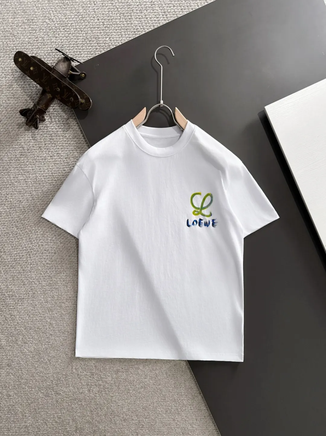 Logo Embroidered Cotton T-Shirt D18013567