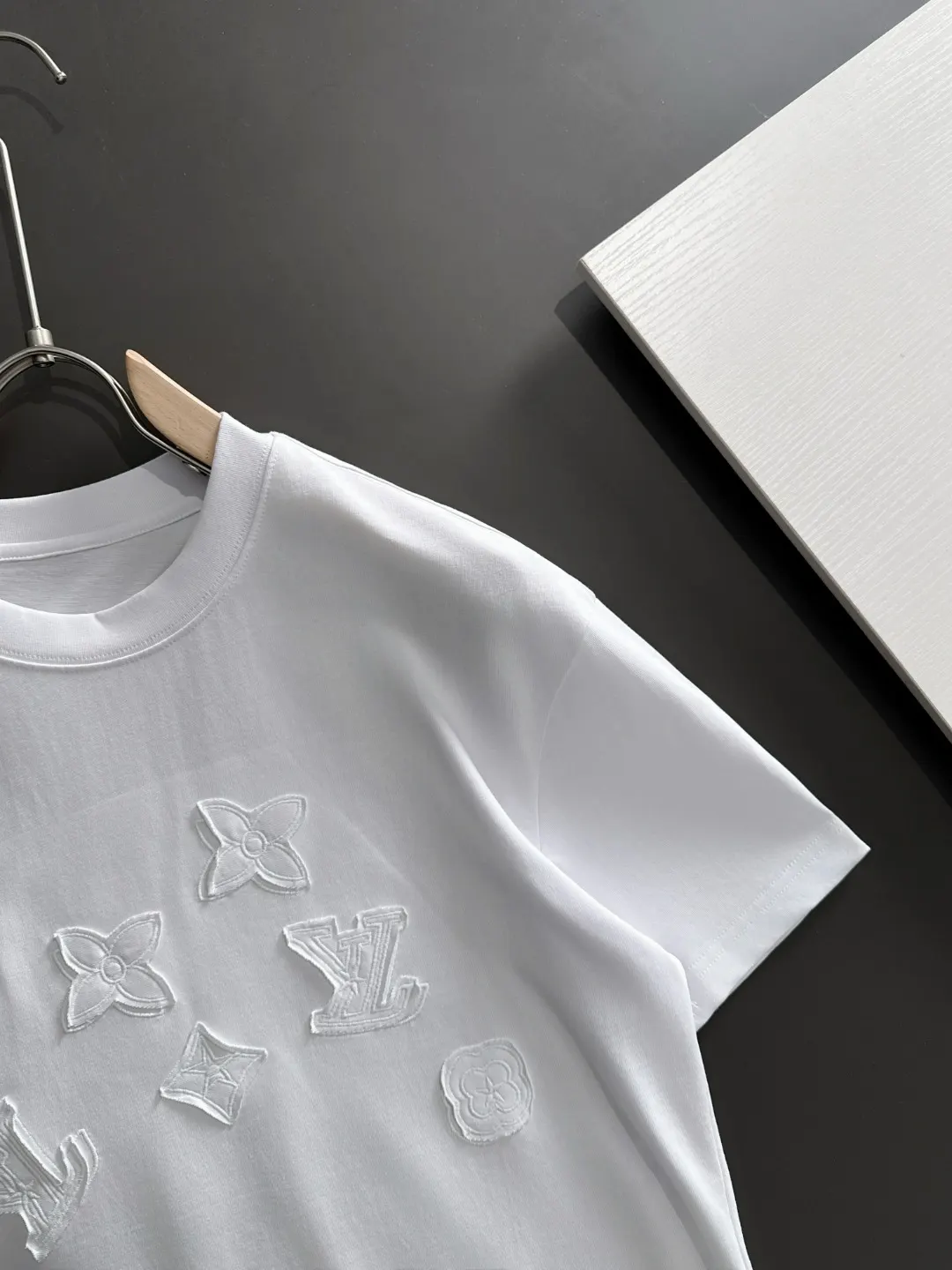 Embossed Monogram Cotton T-Shirt D18013559 — view 2