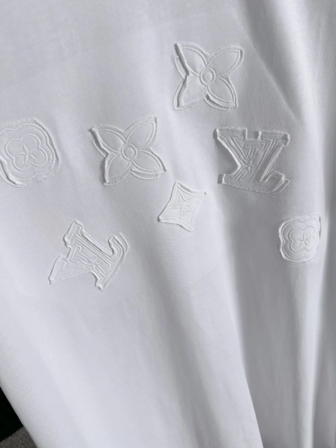 Embossed Monogram Cotton T-Shirt D18013559 — view 3