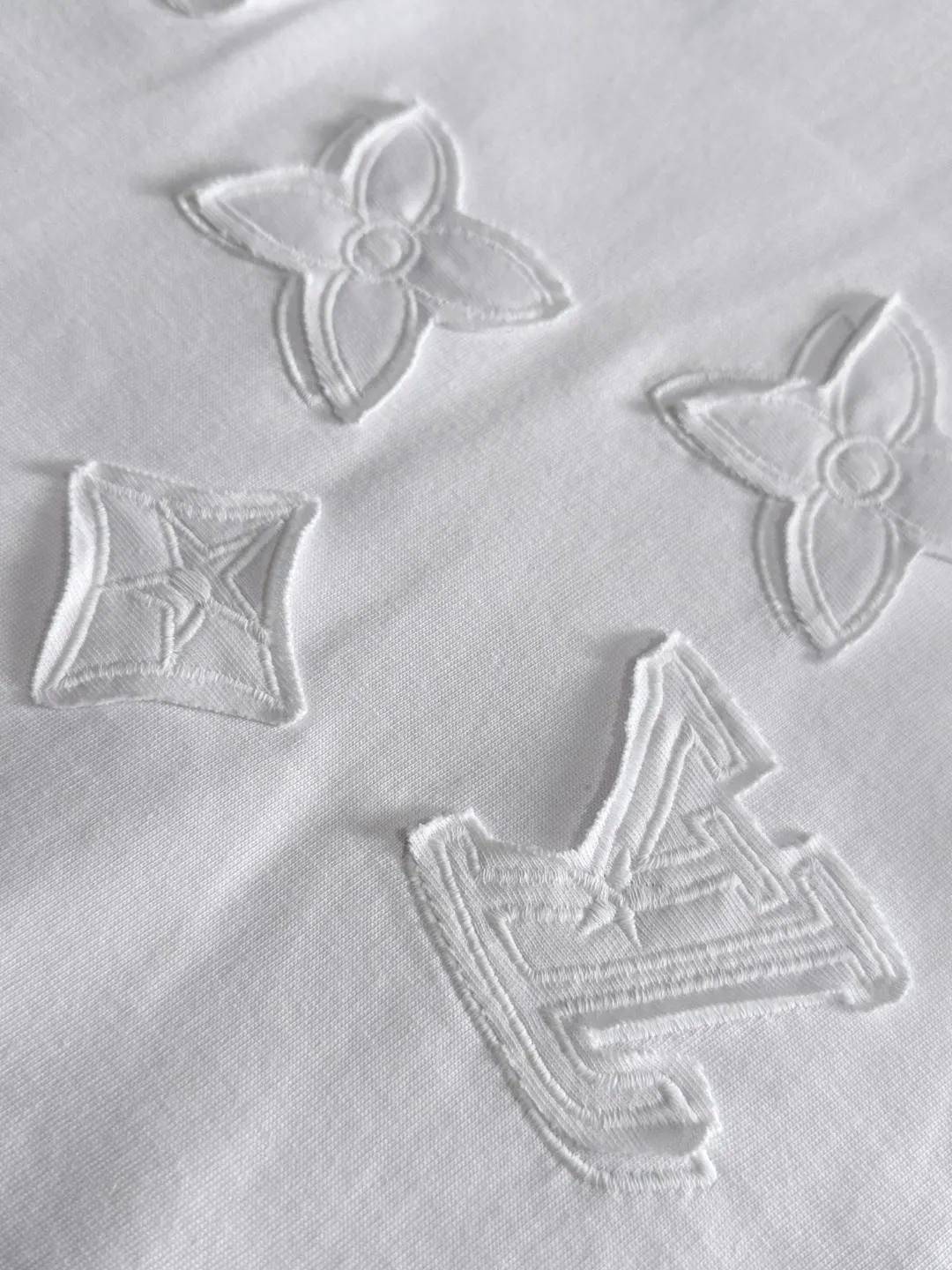 Embossed Monogram Cotton T-Shirt D18013559 — view 4