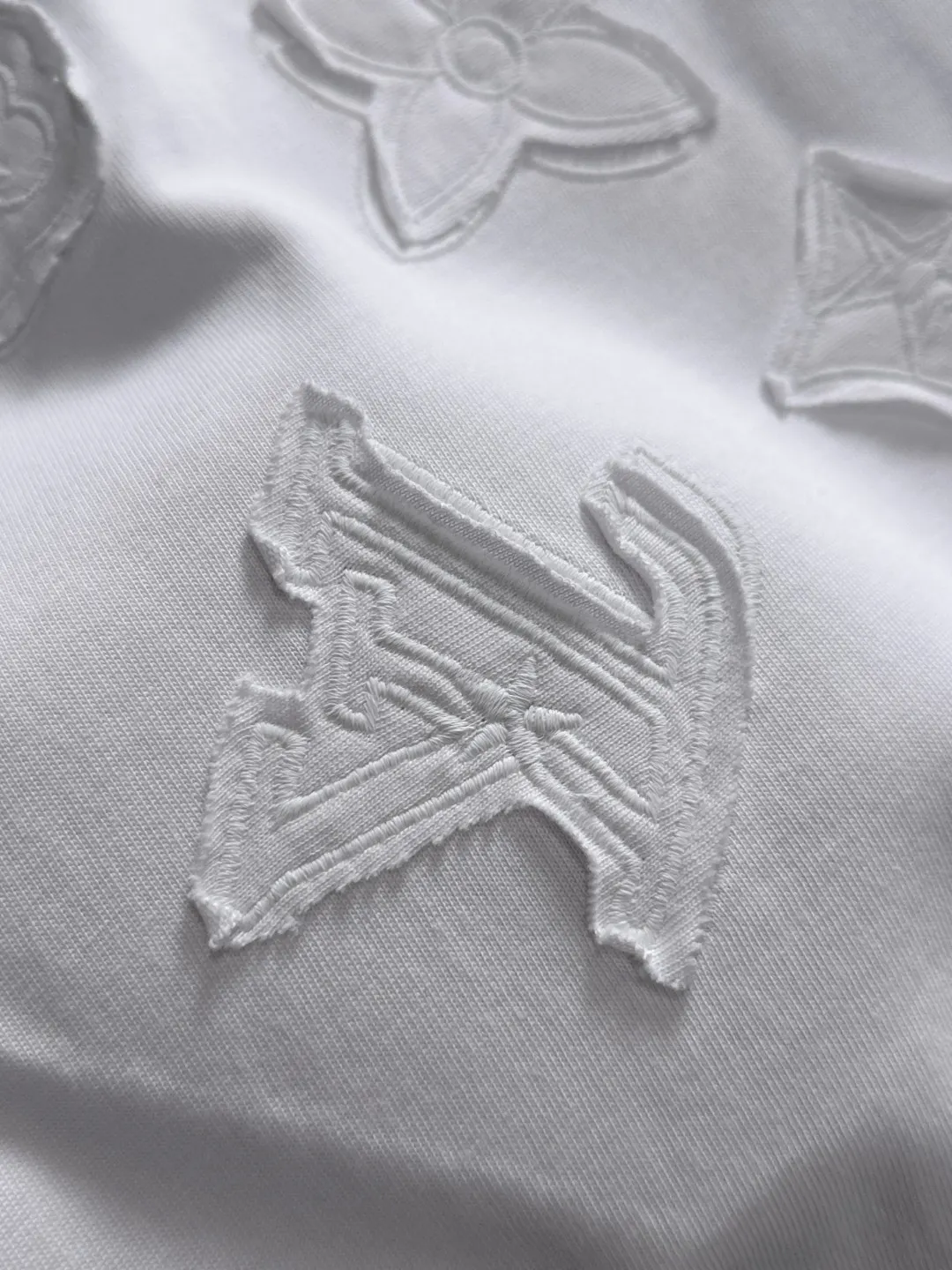 Embossed Monogram Cotton T-Shirt D18013559 — view 5