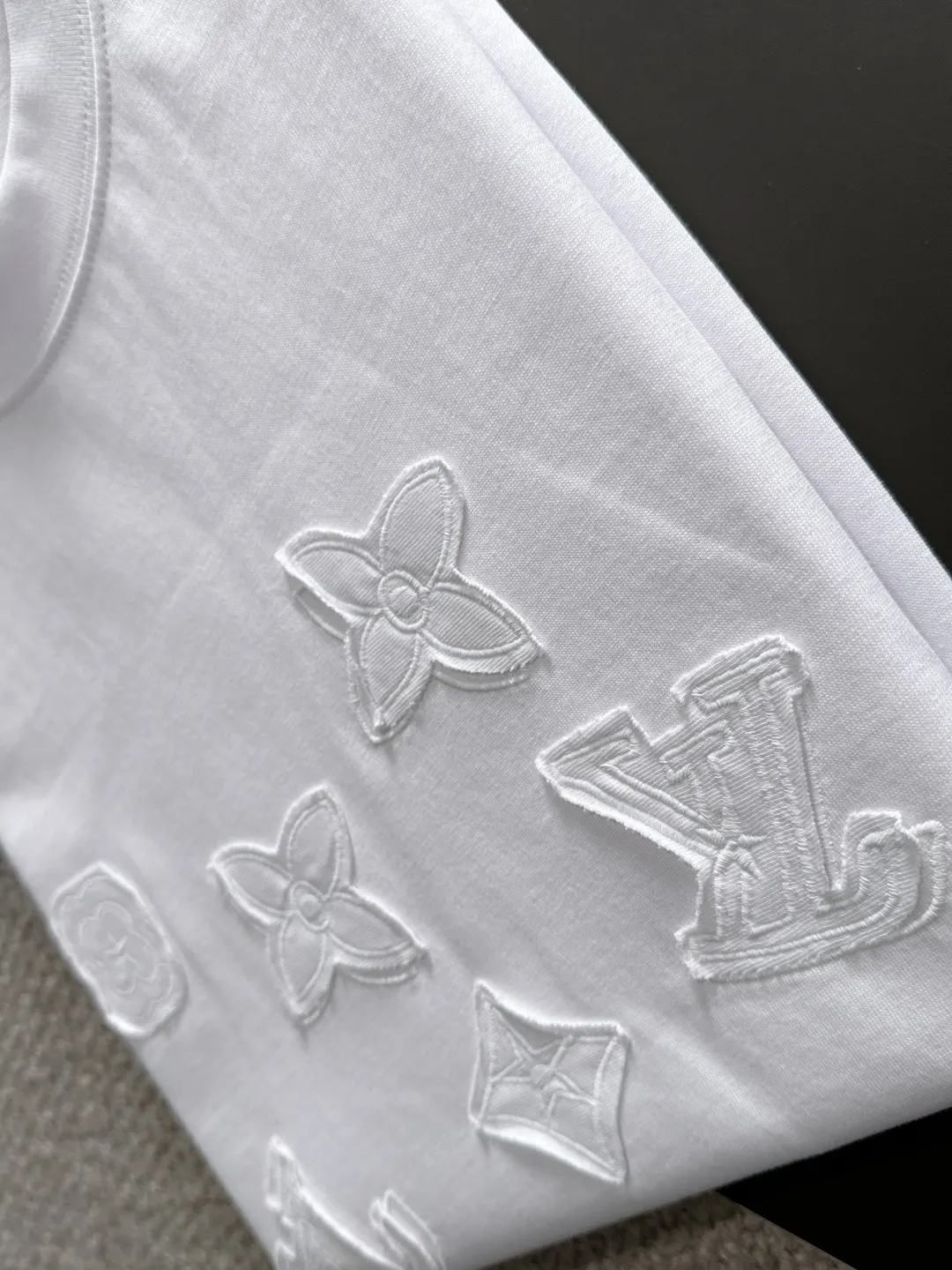 Embossed Monogram Cotton T-Shirt D18013559 — view 7