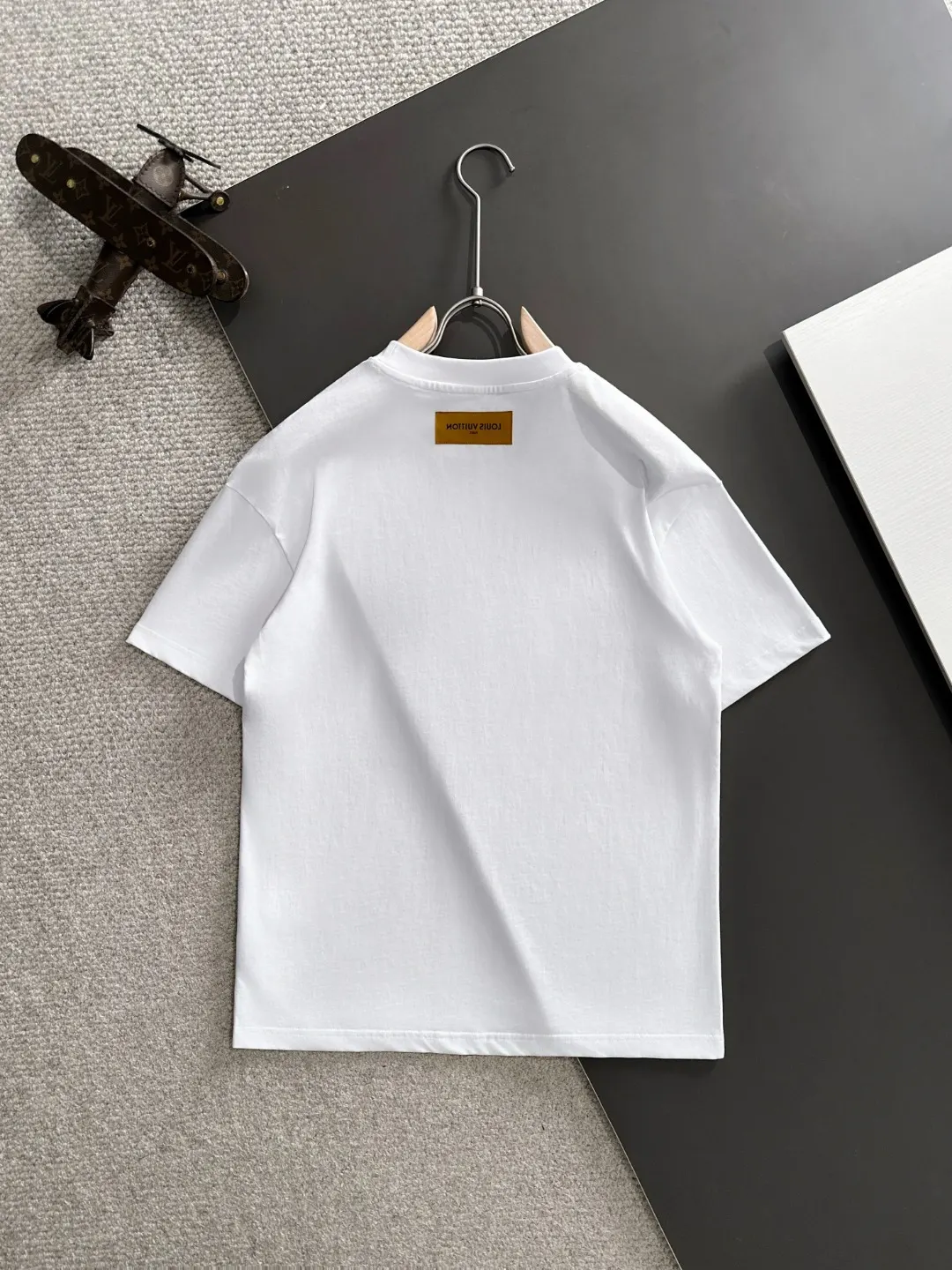 Embossed Monogram Cotton T-Shirt D18013559 — view 9