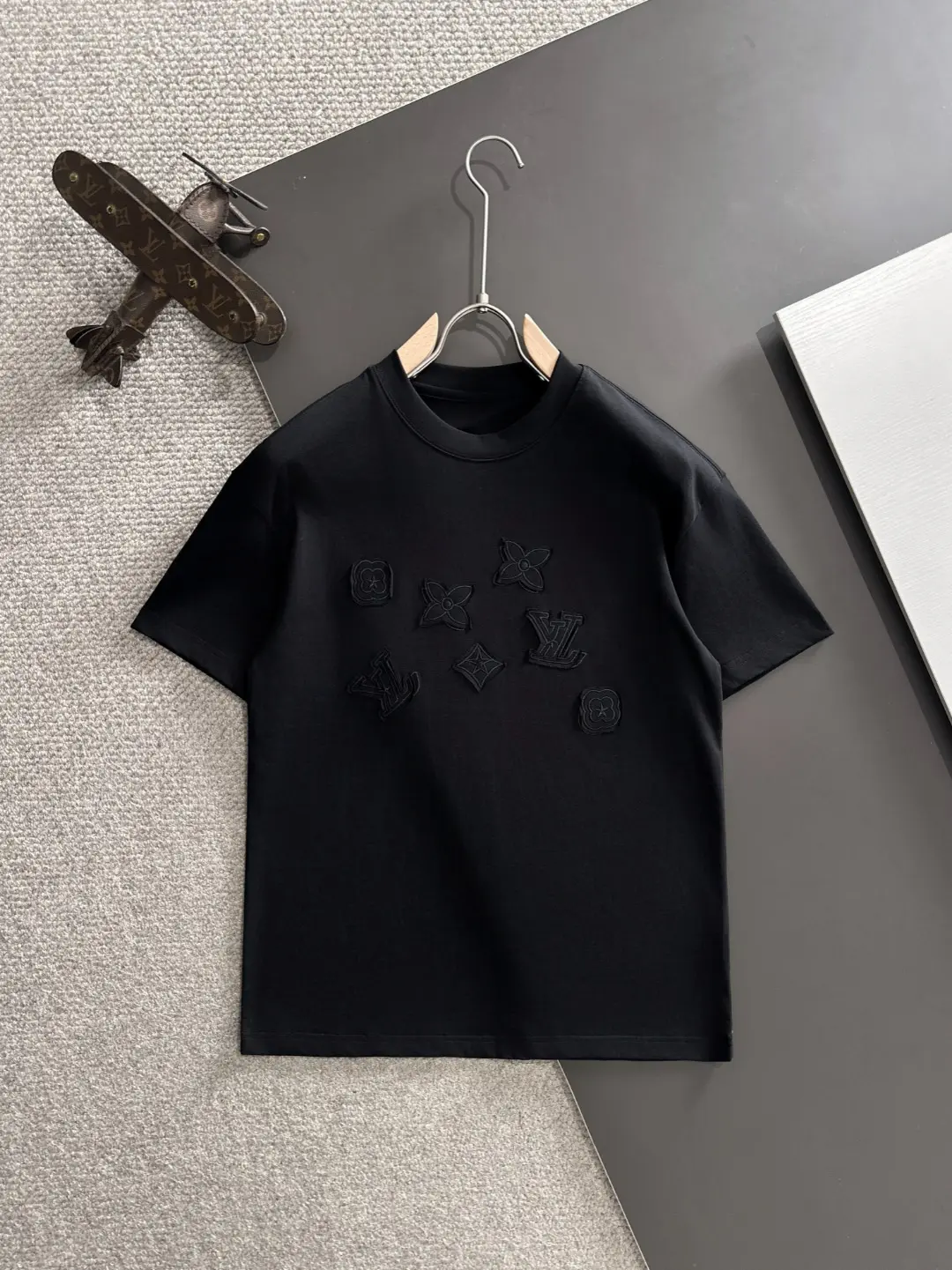 Embroidered Monogram Cotton T-Shirt D18013558