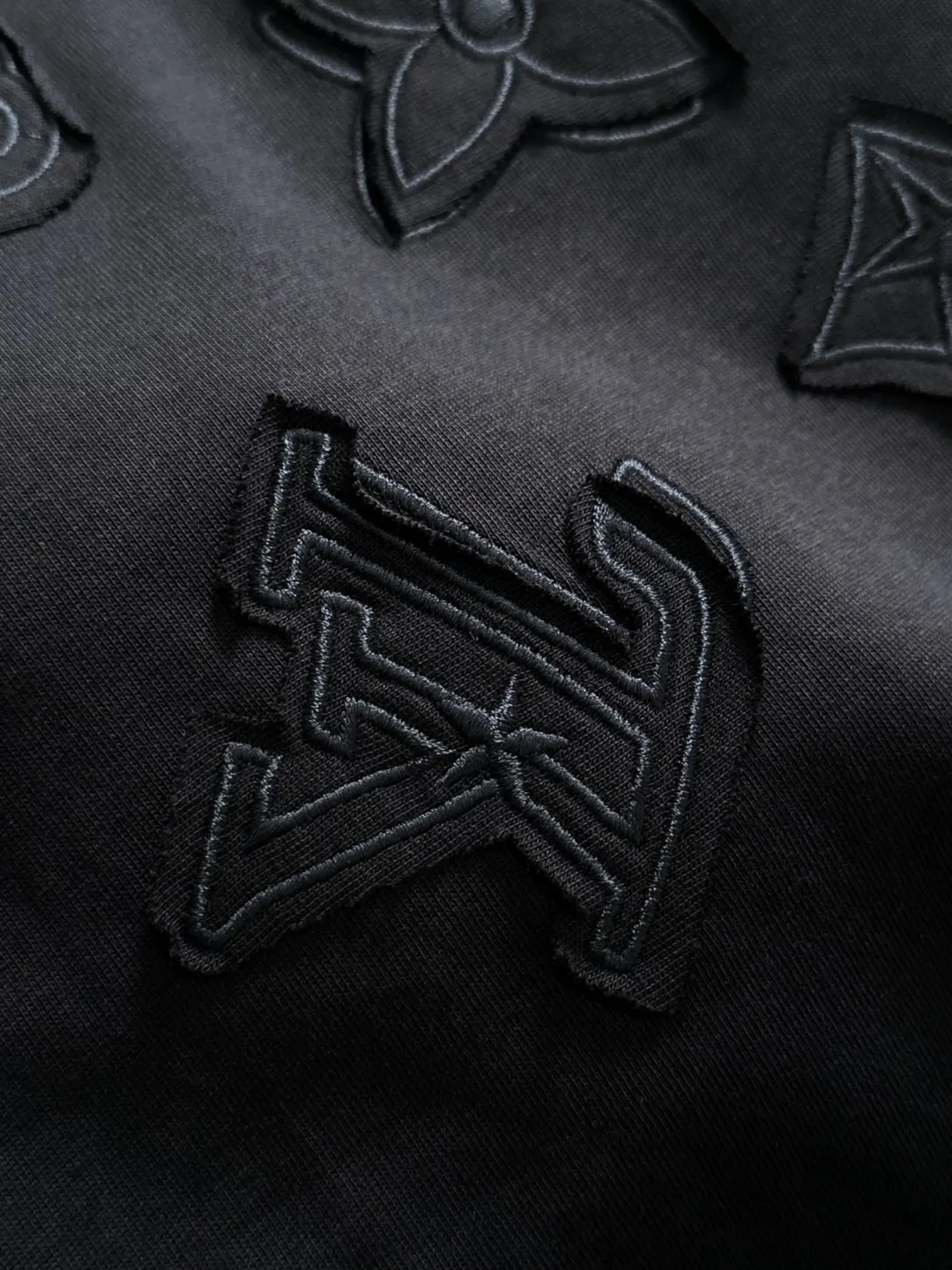 Embroidered Monogram Cotton T-Shirt D18013558 — view 5