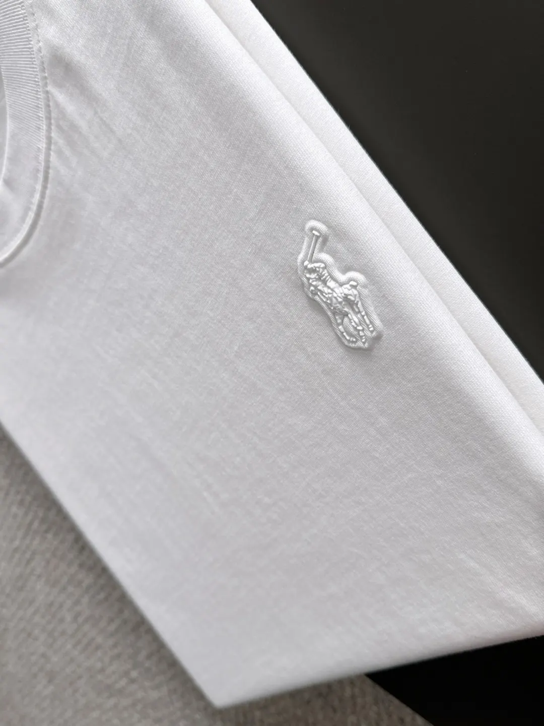 Embroidered Logo Cotton T-Shirt D18013555 — view 7