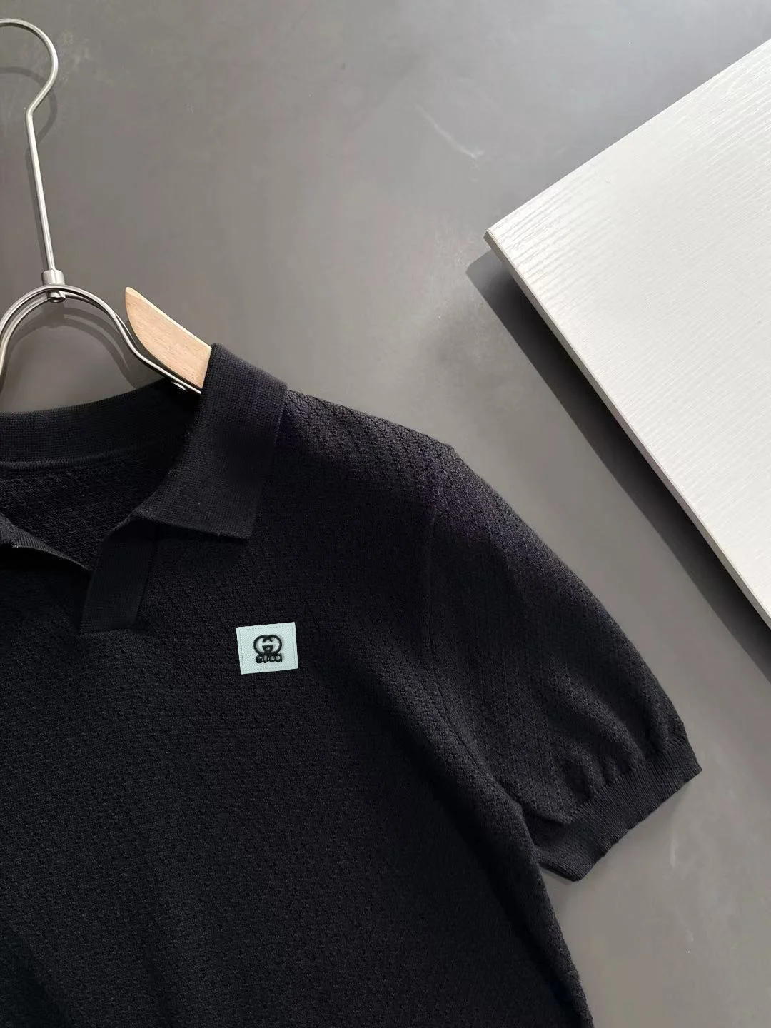 Textured Knit Polo Shirt D20015272 — view 2