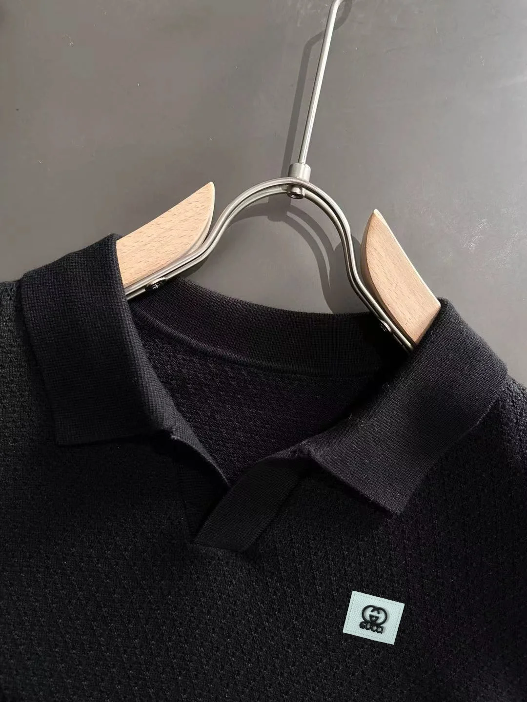 Textured Knit Polo Shirt D20015272 — view 3