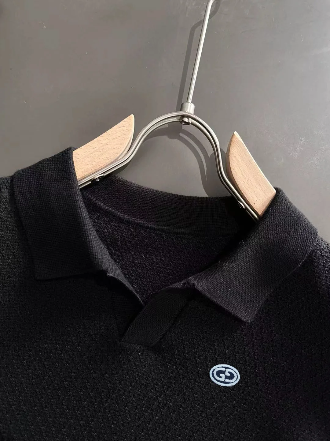 Textured Knit Polo Shirt D20015185 — view 3