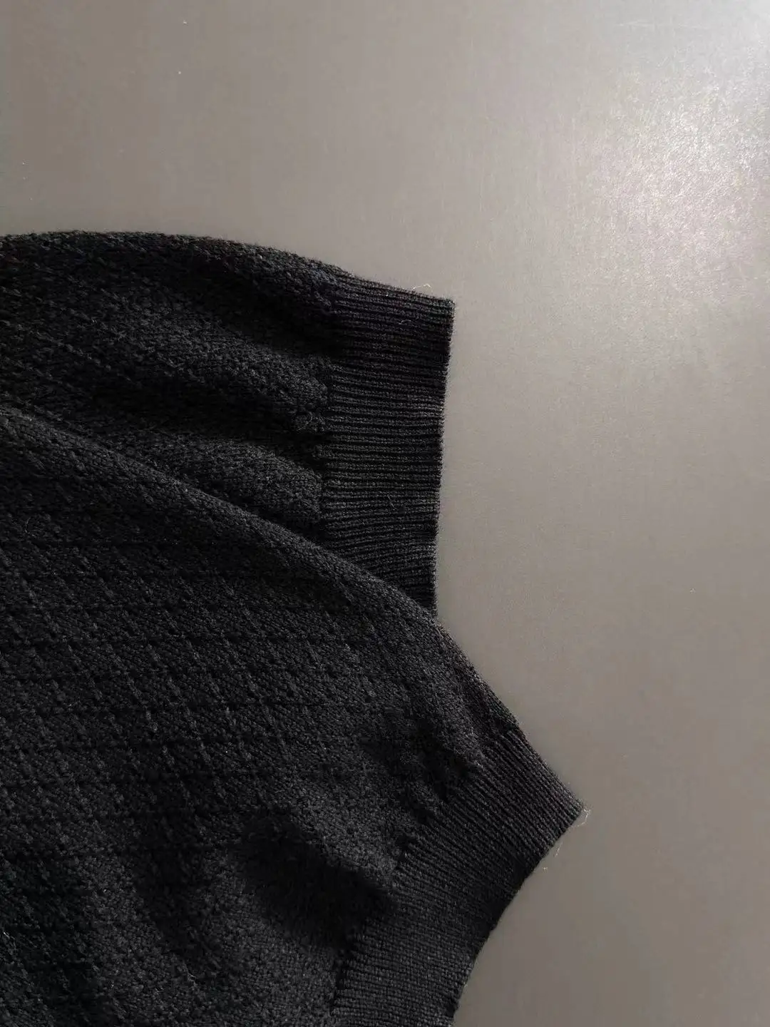 Textured Knit Polo Shirt D20015185 — view 5