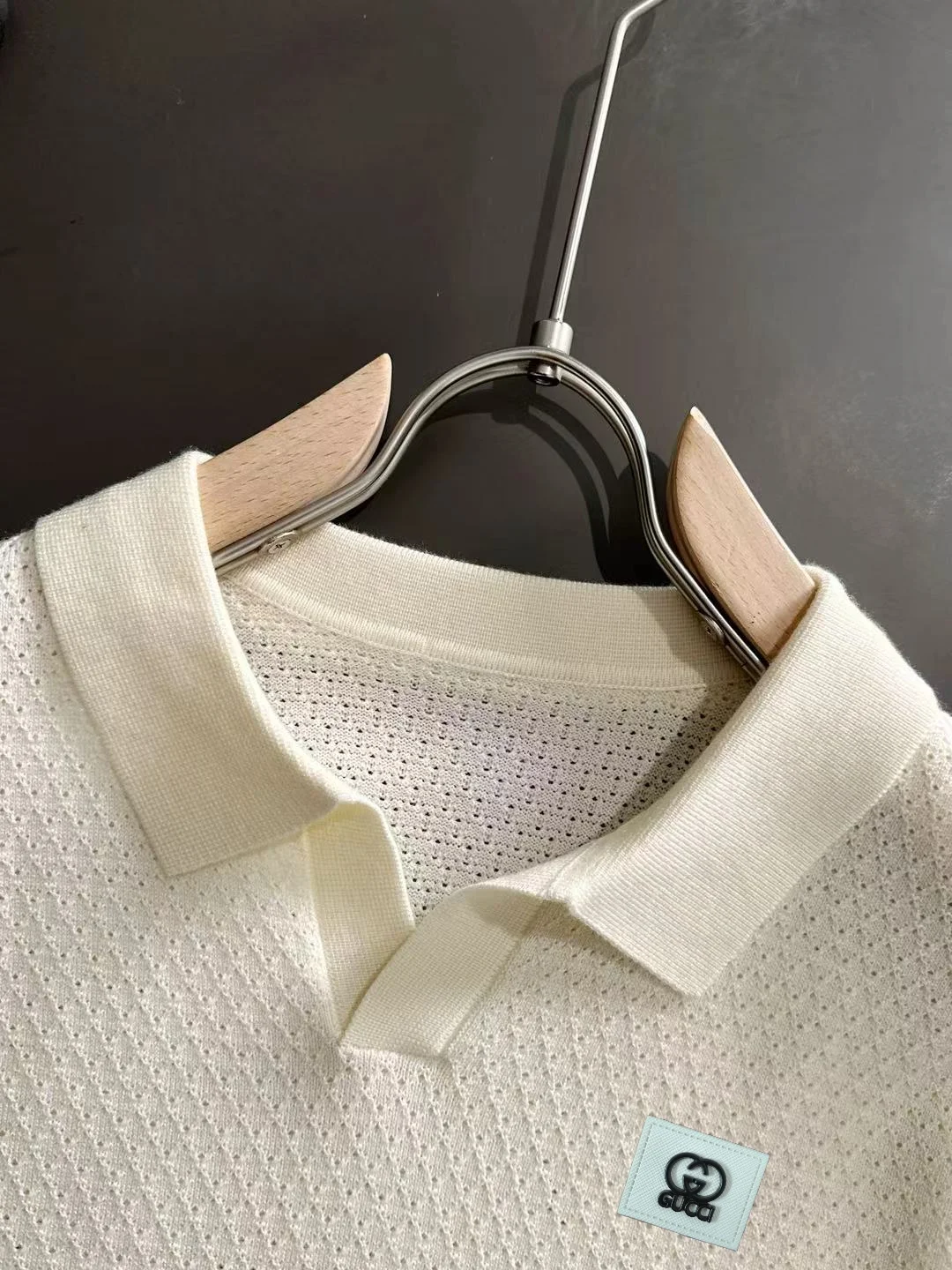 Textured Knit Polo Shirt D20015273 — view 3