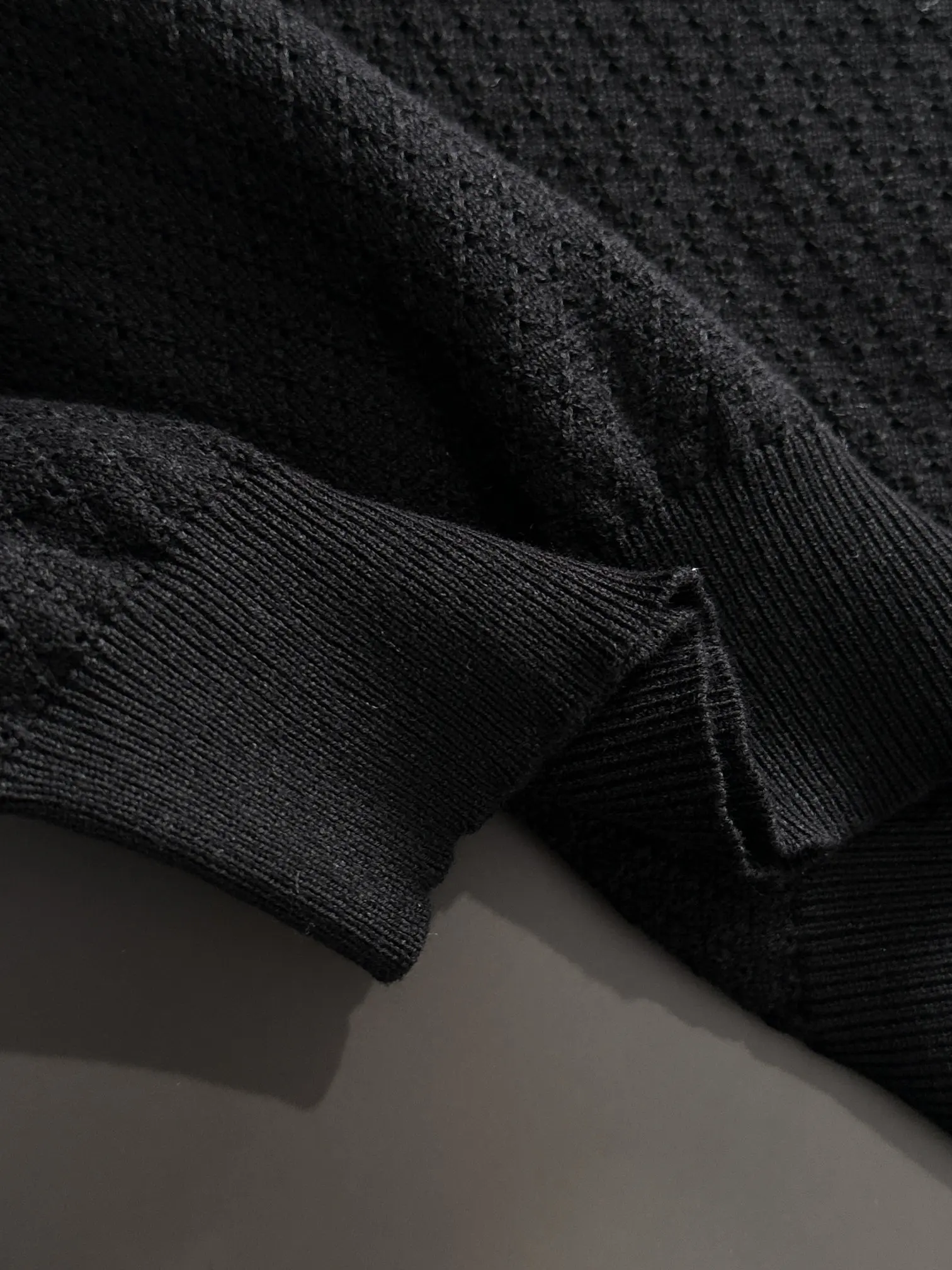 Textured Knit Polo Shirt D20015274 — view 6