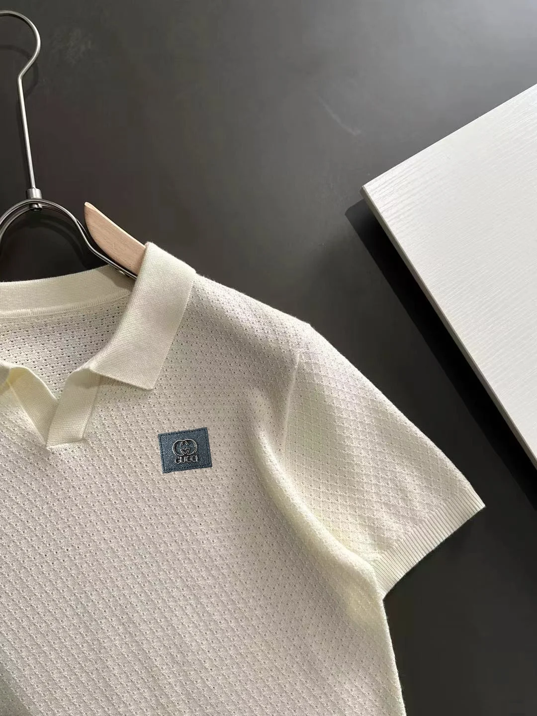 Textured Knit Polo Shirt D20015275 — view 2