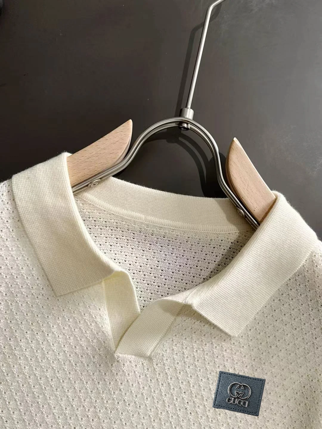 Textured Knit Polo Shirt D20015275 — view 3