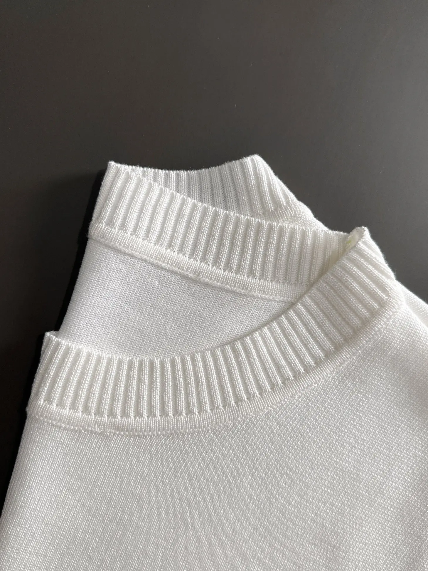 Logo-Embroidered Fine-Knit T-Shirt D20015208 — view 7