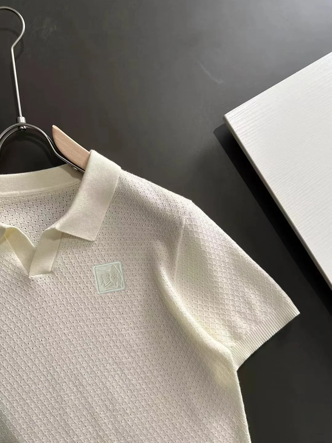 Textured Knit Polo Shirt D20015259 — view 2