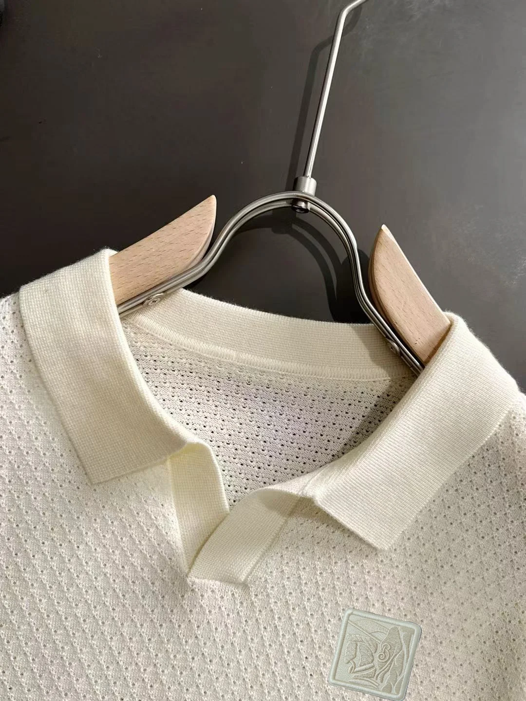 Textured Knit Polo Shirt D20015259 — view 3