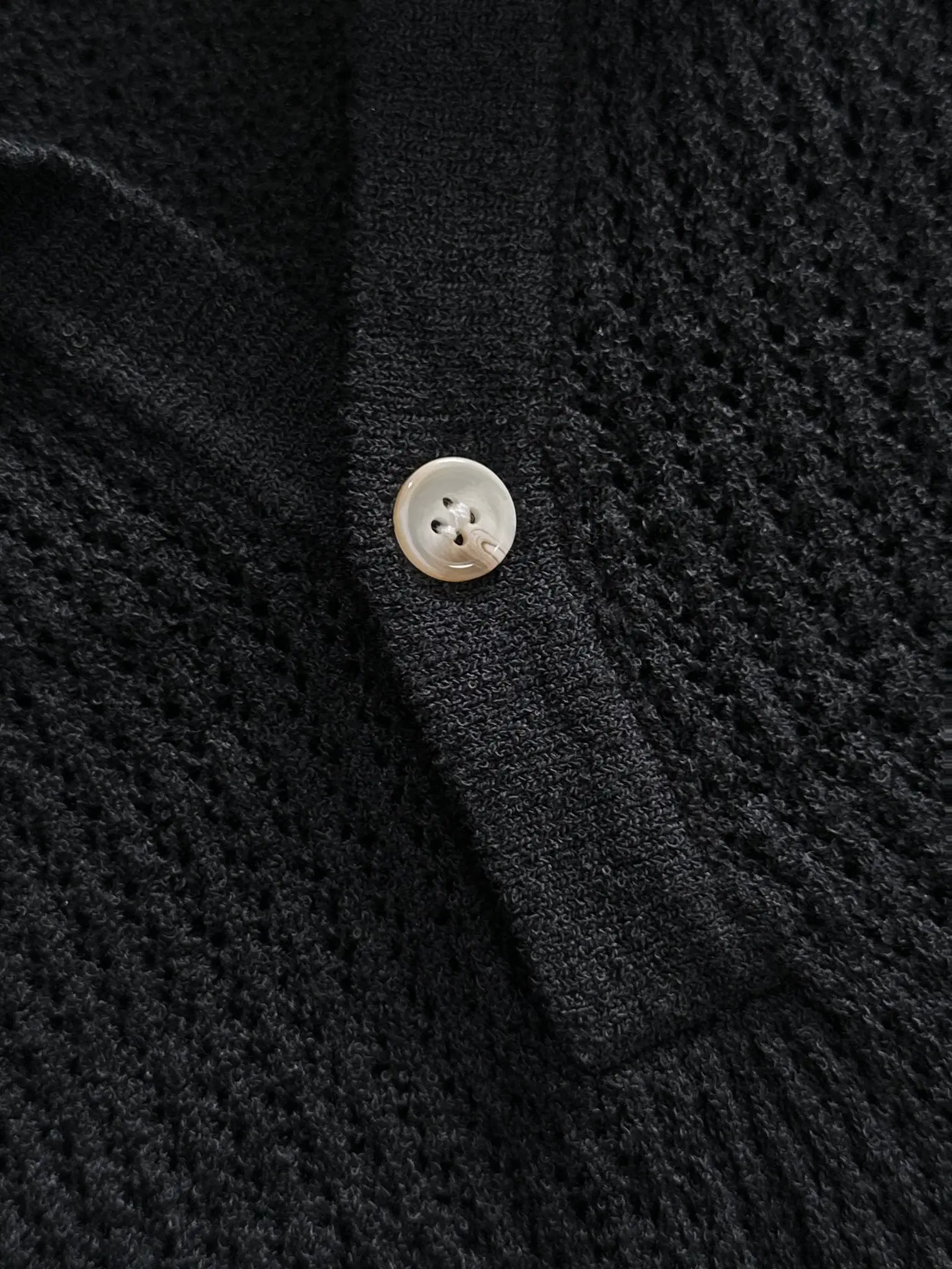 Open-Knit Short-Sleeved Polo Shirt D20015211 — view 4
