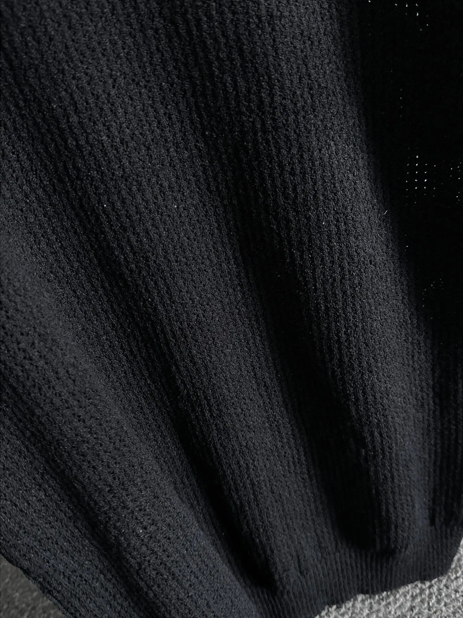 Open-Knit Short-Sleeved Polo Shirt D20015211 — view 7