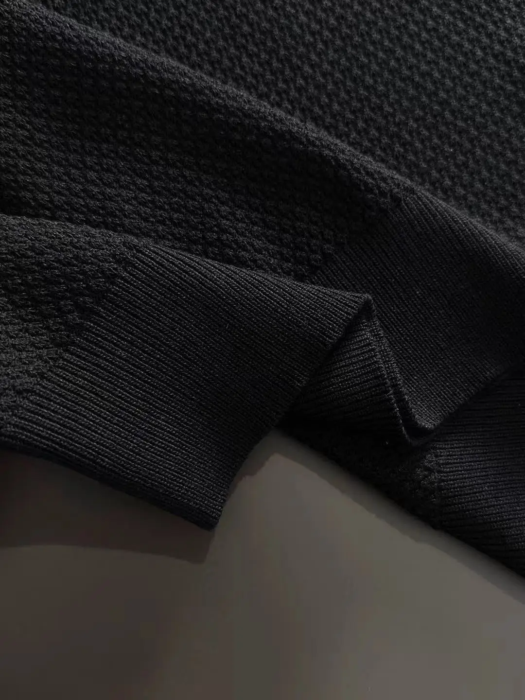 Waffle-Knit Cotton-Blend Polo Shirt D20015239 — view 5