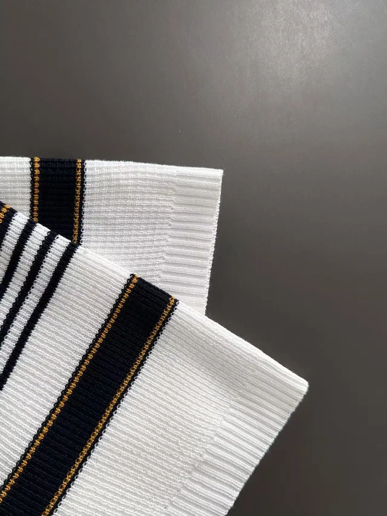Striped Knit Polo Shirt D20015246 — view 5
