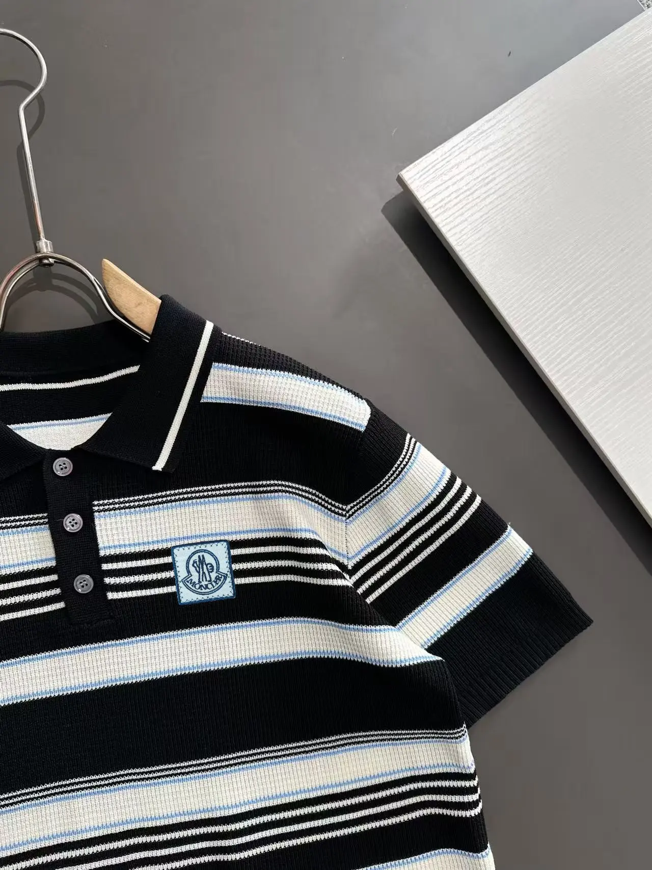 Striped Knit Polo Shirt D20015248 — view 2