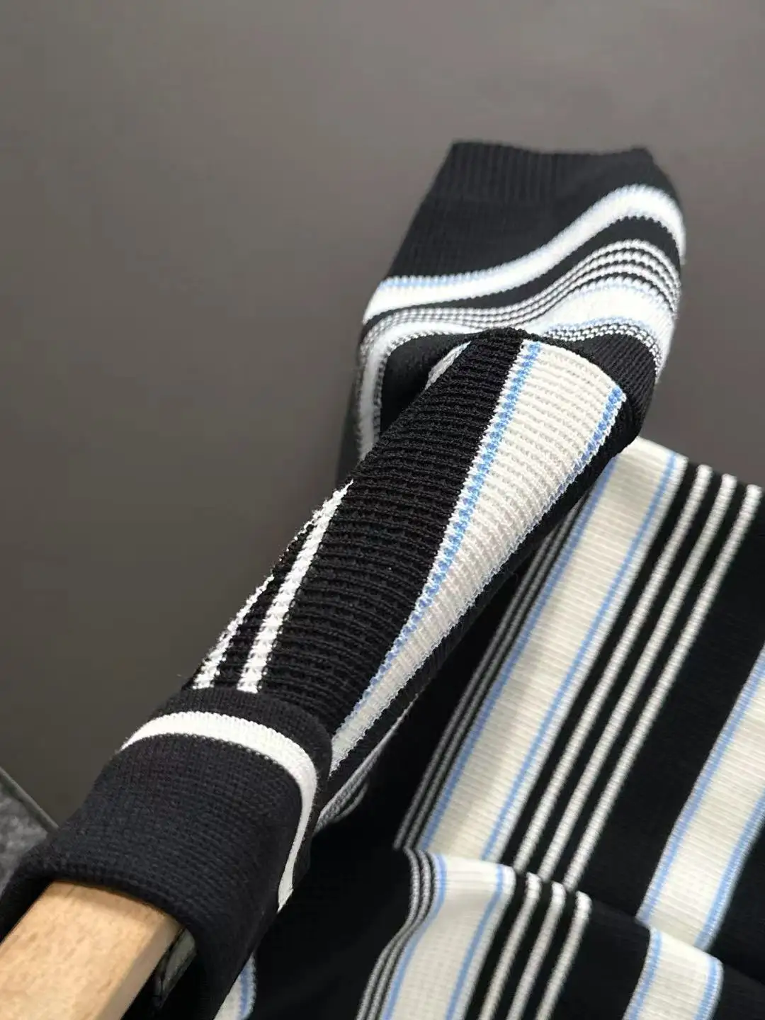 Striped Knit Polo Shirt D20015248 — view 4
