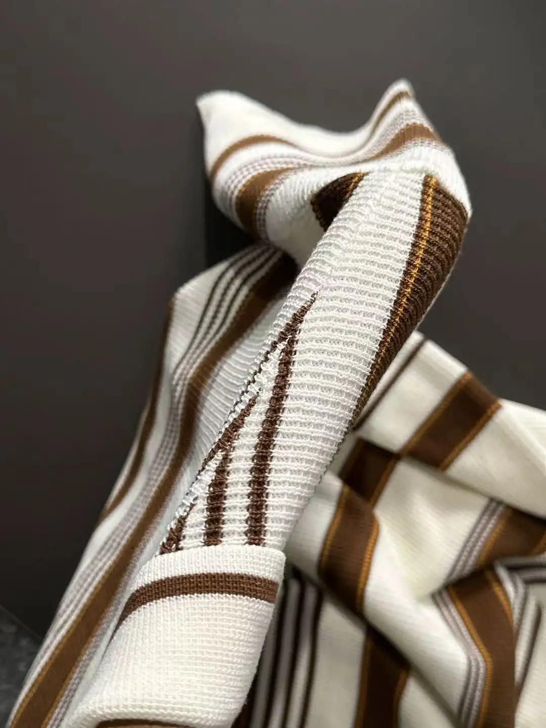 Striped Knit Polo Shirt D20015247 — view 4