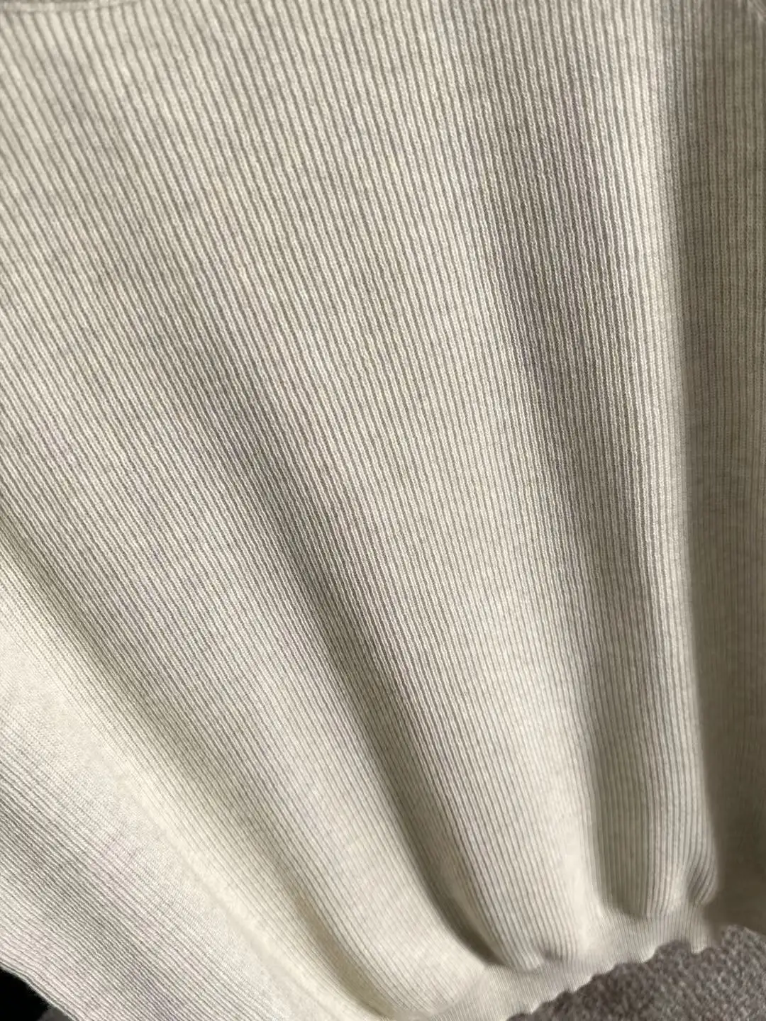 Moncler Ribbed Knit Short-Sleeve Sweater D20015165 — view 6