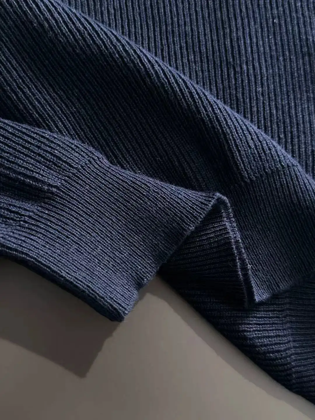 Ribbed Knit Short-Sleeve Sweater D20015270 — view 5