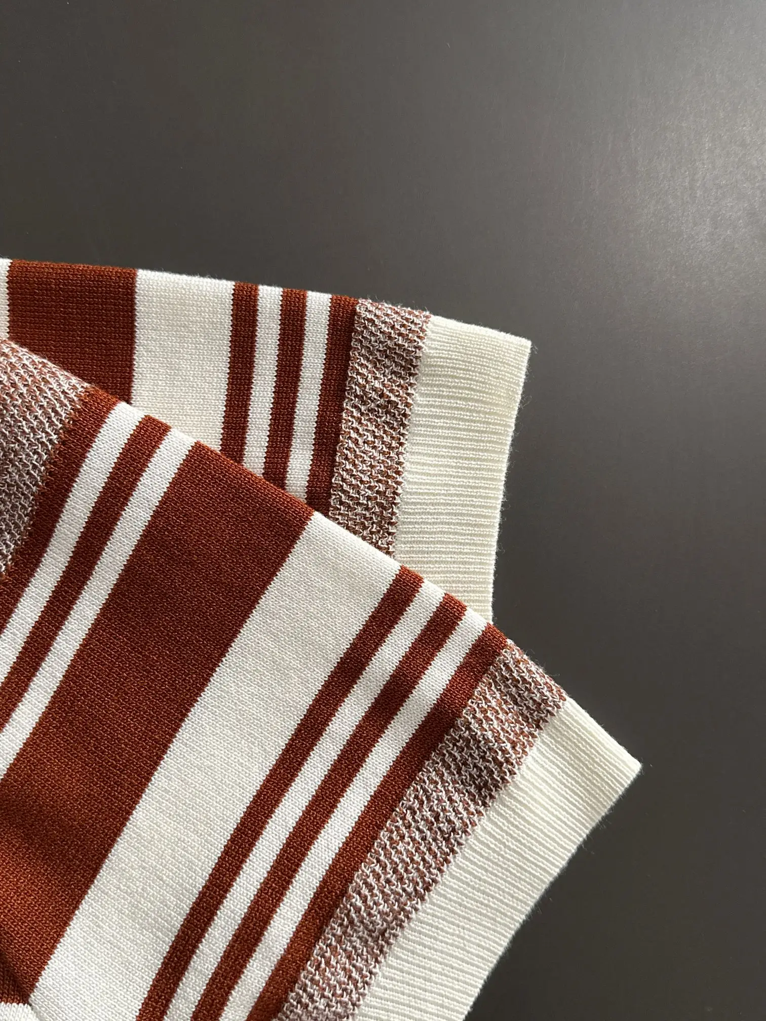 Striped Jacquard Knit T-Shirt D20015223 — view 4
