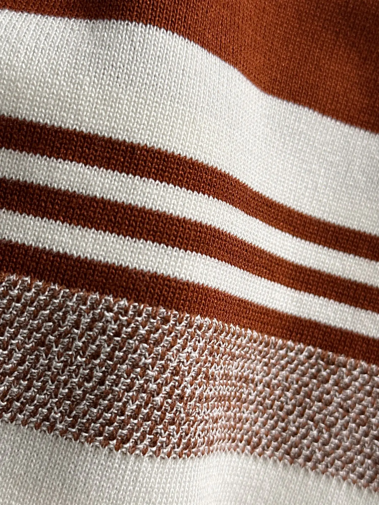 Striped Jacquard Knit T-Shirt D20015223 — view 6