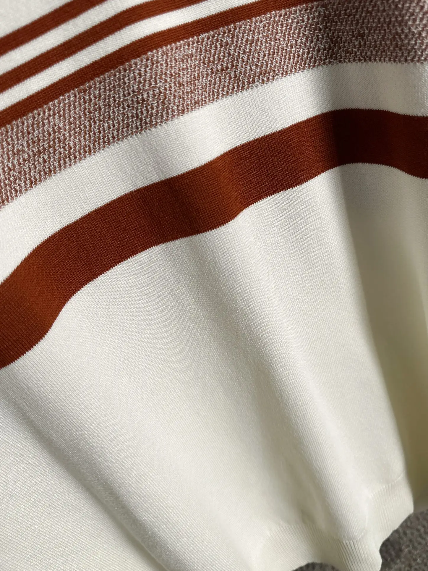 Striped Jacquard Knit T-Shirt D20015223 — view 7