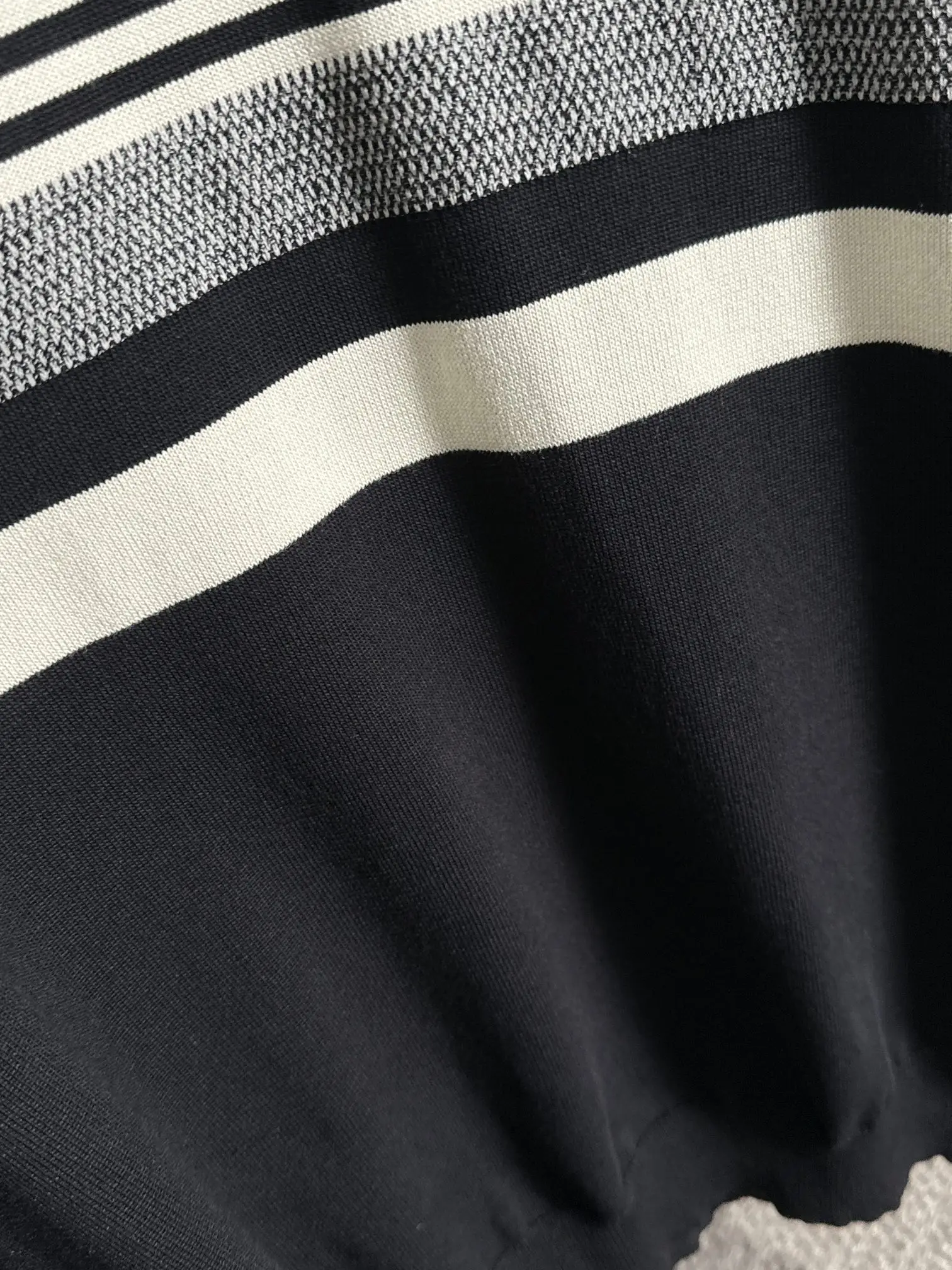 Striped Jacquard Knit T-Shirt D20015225 — view 7