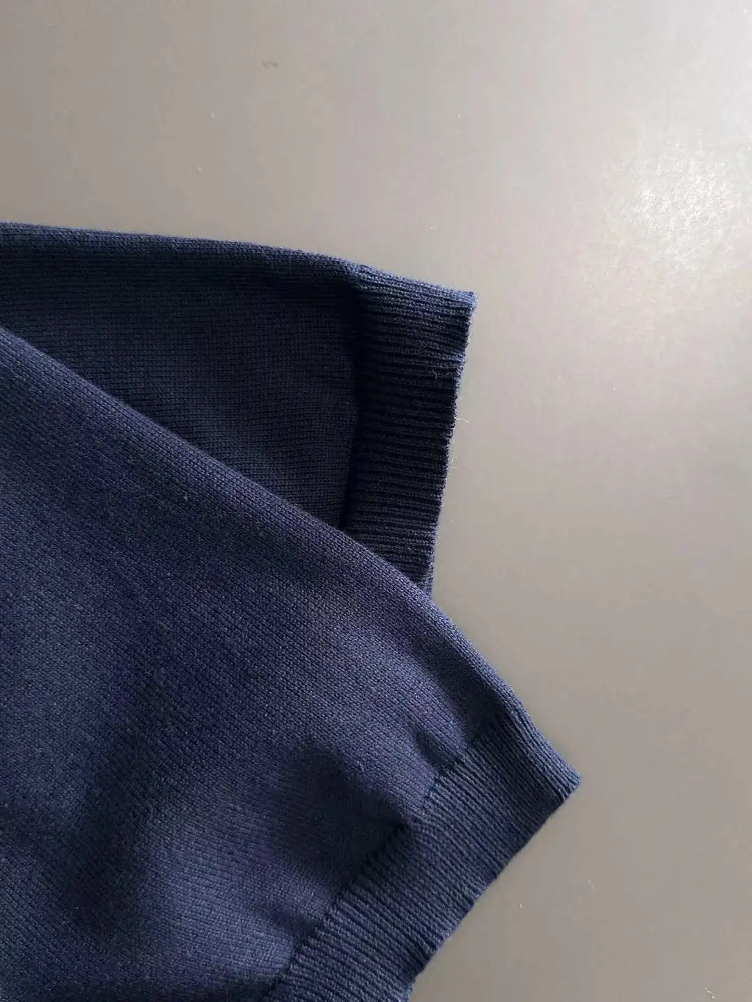 Logo-Patch Silk-Blend Knit Polo Shirt D20015233 — view 5