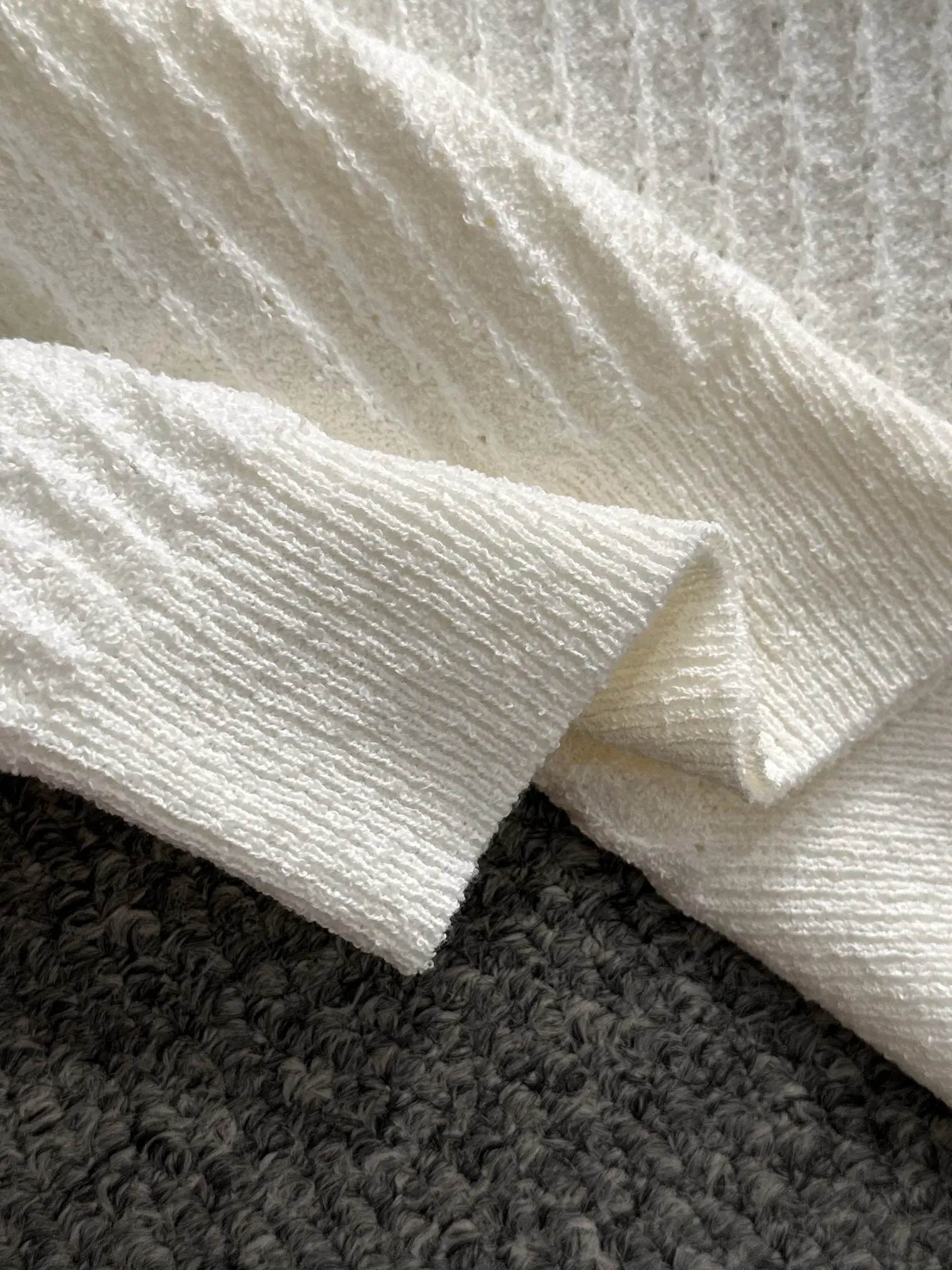 Textured Knit Short-Sleeve Polo Shirt D20015214 — view 6