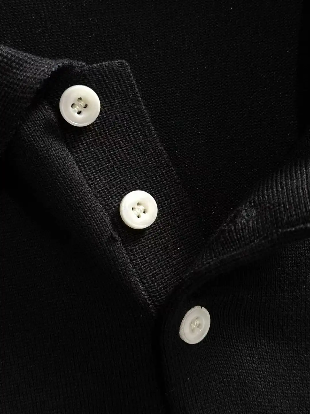 Logo-Embroidered Silk-Blend Knit Polo Shirt D21013572 — view 4