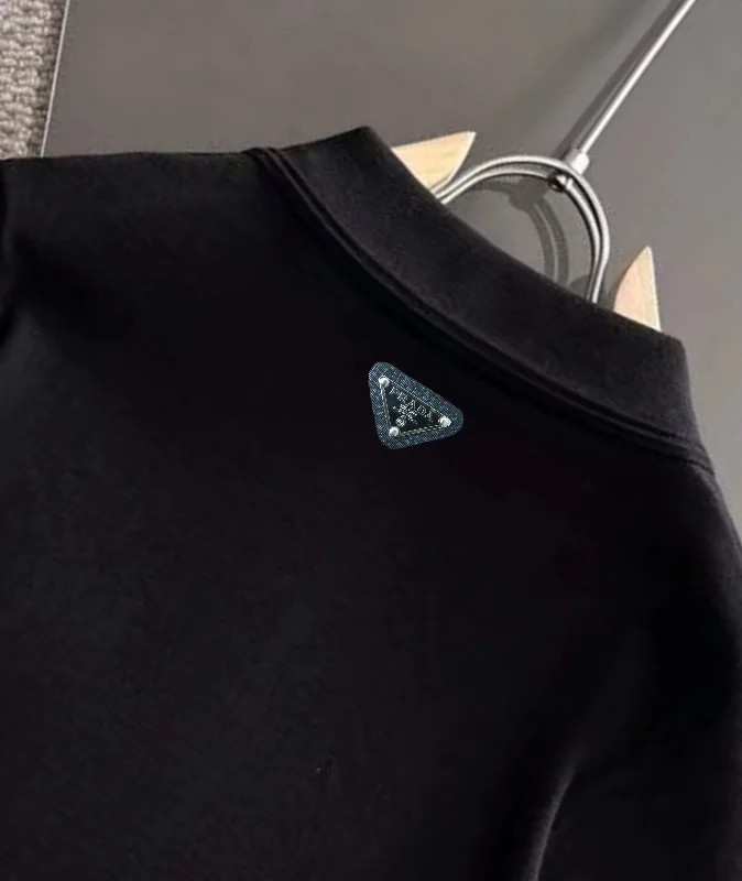 Logo-Embroidered Silk-Blend Knit Polo Shirt D21013572 — view 7