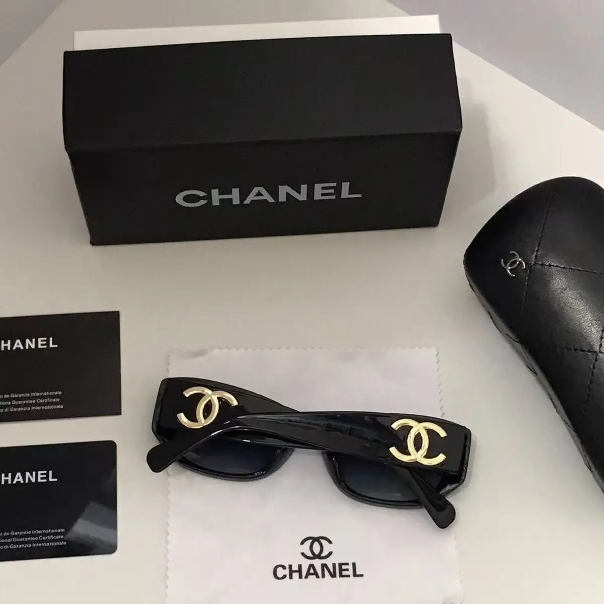 Chanel Square-Frame Sunglasses D20017803 — view 6